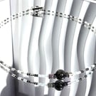 Dainty Bloodstone Beaded Necklace Colourful Jewellery Statement Choker Handmade 