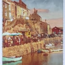 Golden Light Over Mevagissey Harbour – Cornwall Coastal Art Print