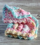 Crochet Doll Blanket and Hat, Handmade Doll Blanket and hat, Nap, Snuggle time - Image 5