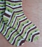 Socks, hand knitted, KIWI, adult size MEDIUM UK 5-6 - Image 3