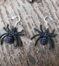 Stripy Spider Macrame Earrings  - Image 1