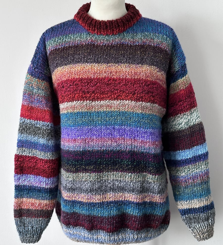 Hand Knitted Marble Mix Jumper