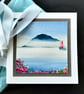 Open Occasion Card Of Ailsa Craig Scotland And Sea Pink  Blank Inside - Image 8
