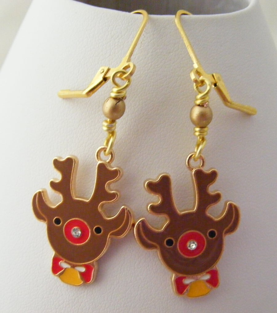 Rudolph Earrings