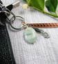Keyring, Sterling Silver Waves with Copper Bar and Ocean Jasper Gemstone - Image 5