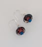Glass Lampwork Dangle Earrings: Sterling Silver Earwires - Image 4