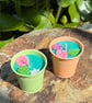 Soy Wax Candle Pair in Tin Pots - Sea Salt Scent - Image 5