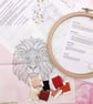 Lion Embroidery Kit - Embroidery Kit - Image 9