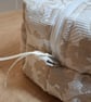 Boxed toiletry bag in beige and creamy-white - Image 3