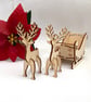Santa Sleigh and Reindeer Decorations, DIY Crafts - Image 9