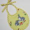 Vintage Bunny Rabbit Bib