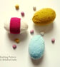KNITTING PATTERN - Easter Eggs - Home Ornaments  - Image 1