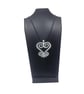 Sankofa Heart pendant, ghanaian adinkra symbol necklace, african jewellery, spir - Image 8