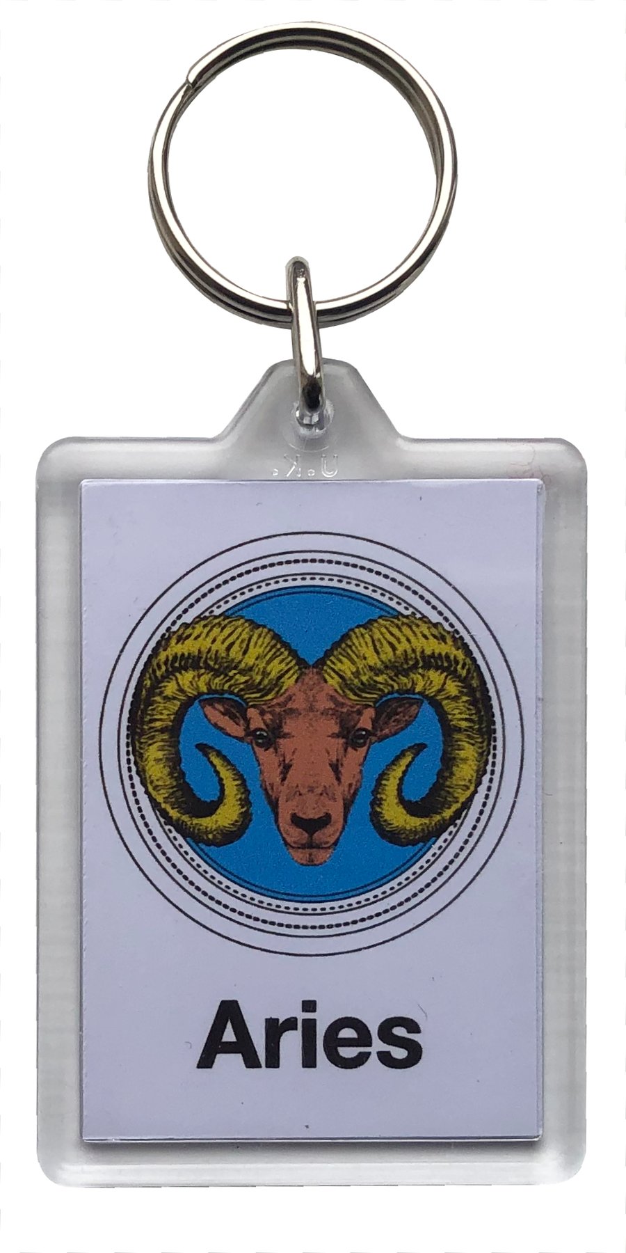 Aries Keyring (50x35mm Insert) - The Ram (21st March - 20th April)
