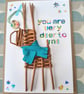 Willow deer card for anniversary, friendship, general cherishing - Image 3