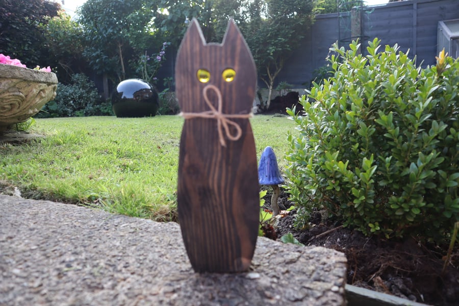 Black Cat, Handmade, Light catcher