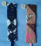 Patchwork fabric bookmarks. Up to 5 (not 1) available using options  - Image 3