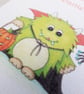 Halloween Little Monster Gift Tags - set of 4 tags - Image 5