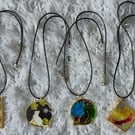 Handmade Resin Pendant Necklaces – Unique Wearable Art