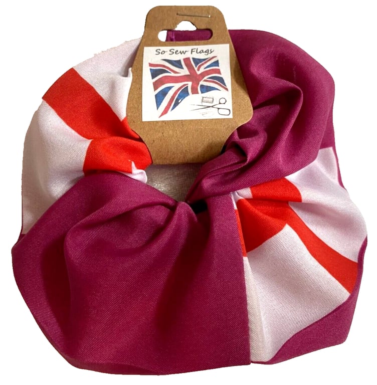 Purple Order Flag Hair Scrunchie Scrunchies Accessory Band Elastic