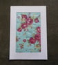 Individually Hand Crafted Textile Blank Card - Image 2