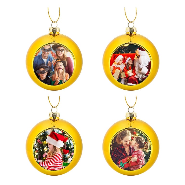 Personalised Photo Christmas Bauble