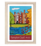 Hampton Court Palace travel poster print by Artist Susie West - Image 1