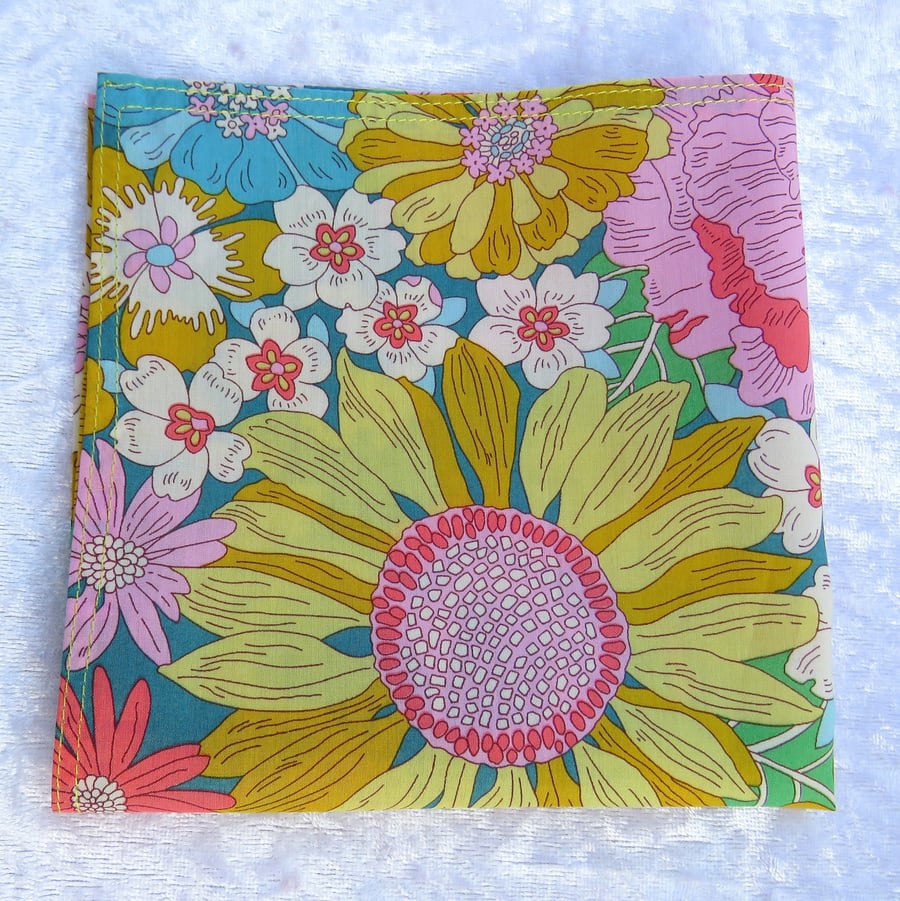Liberty print handkerchief, Summers in the Sun