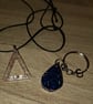 Necklace and keyring set handmade giftset