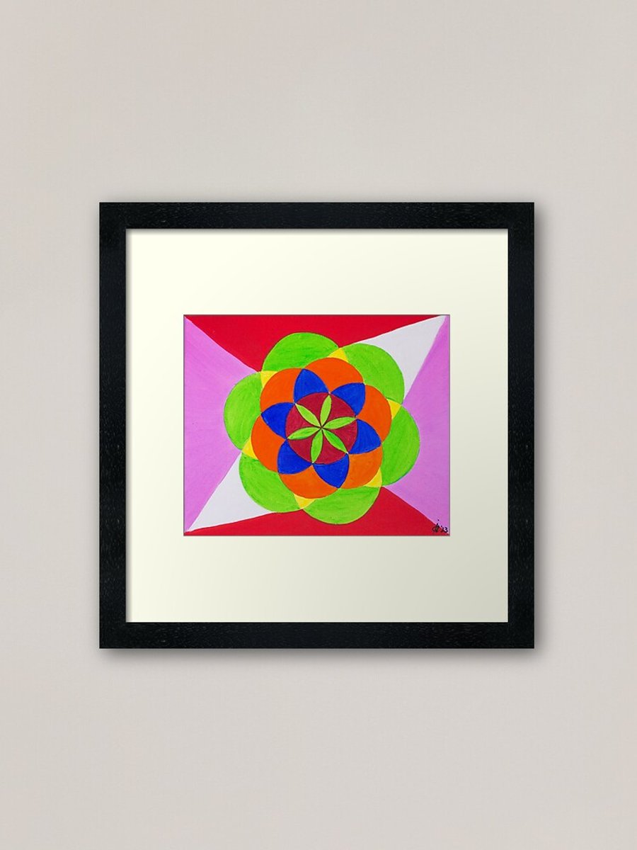 "Evolution of life" chanelled acrylic painting