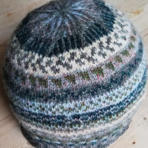 Knitting Kit: Winter Walk in the Woods  Fair Isle Beanie