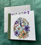 Pretty floral birthday card
