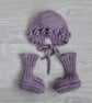Hand Knitted Baby Outfit – Romper, Hat & Booties - Image 3