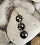 Three disk black enamel pendant  - Image 3