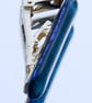 Sparkly Blue Glass Tie Clip - 4064 - Image 3