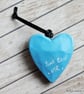 Angel Cat Heart Shaped Hanging Decoration - Image 4