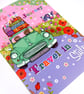 Pack of 3 A6 Postcard Prints 'Living the Dream' 'Travel in Style' ' Day Tripper' - Image 2