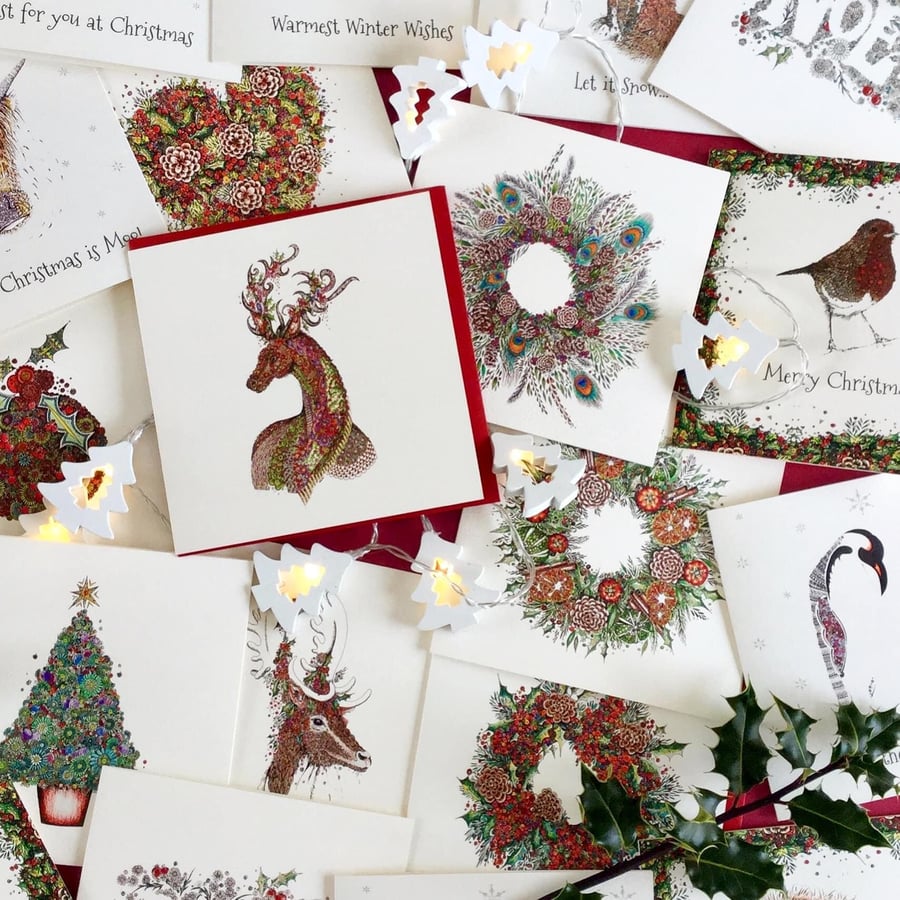 20 x Christmas Traditional pack of cards (a mixed pack from all of my Christmas 