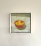 Small Framed Oil Painting, Lemons Still Life - Image 3