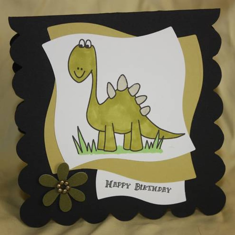 Dinosaur Birthday Card