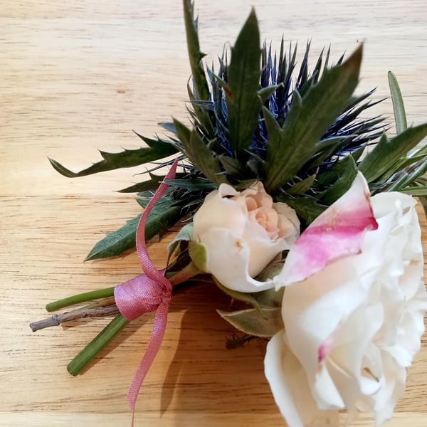 Hand dyed silk ribbons, buttonholes, corsages, stationery, cakes