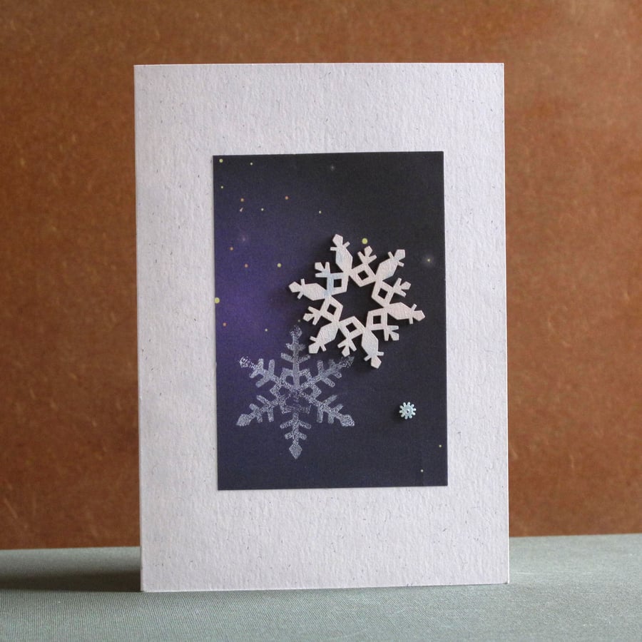 Unique Hand Made Christmas Card with Envelope