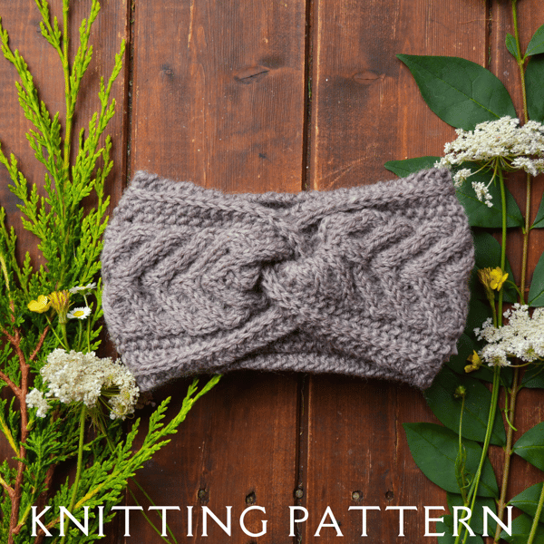 The Rebecca Headband Knitting Pattern PDF Version By Email