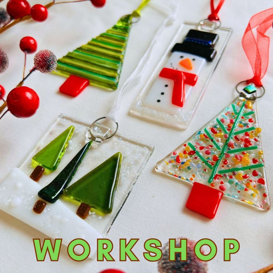 WORKSHOP Monday 10th November 2025 EVENING 6pm - 8pm - Christmas Decorations