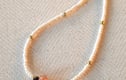 Gemstone and glass necklaces