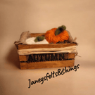 Autumn pumpkin crate