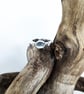 Sterling Silver Granulation Ring With Blue Topaz - Image 4