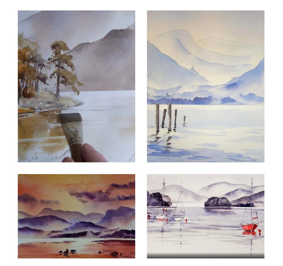 Online Watercolour course for Beginners 