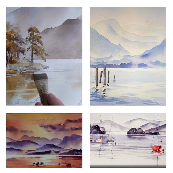 Online Watercolour course for Beginners 