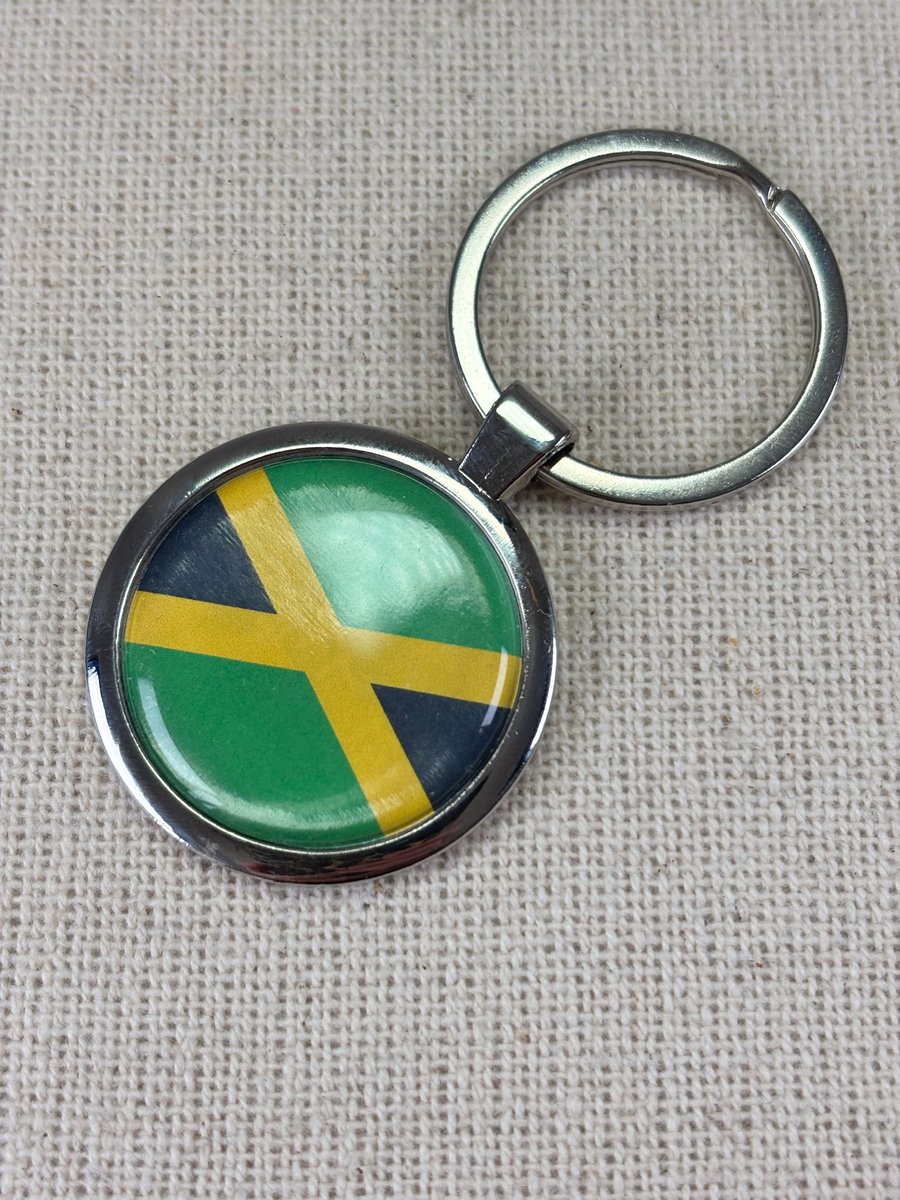 Jamaica Flag Keyring